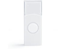 Charger l'image dans la galerie, Appareil blanc, rectangulaire, de poche avec un gros bouton circulaire.