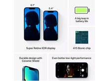 Charger l'image dans la galerie, APPLE iPhone 13 mini 5G 128 GB Blue (MLK43ZD/A)