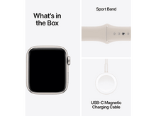 Charger l'image dans la galerie, APPLE Watch SE GPS 40 mm Boîtier aluminium Starlight, Bracelet Sport Band Starlight - S/M (MR9U3QF/A)