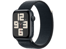 Charger l'image dans la galerie, APPLE Watch SE GPS 44 mm Boîtier aluminium Midnight, Bracelet Sport Loop Midnight (MREA3QF/A) Smartwatch Noir
