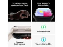 Charger l'image dans la galerie, APPLE Watch Series 9 GPS 41mm Boîtier aluminium Light Pink, Bracelet Sport Light Pink - S/M (MR933QF/A)