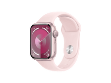 Charger l'image dans la galerie, APPLE Watch Series 9 GPS 41mm Boîtier aluminium Light Pink, Bracelet Sport Light Pink - S/M (MR933QF/A)
