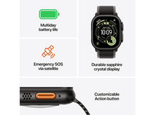 Charger l'image dans la galerie, APPLE Watch Ultra 3 GPS + Cellular - 49mm Natural Titanium Case - Anchor Blue Ocean Band