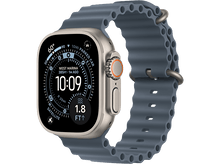 Charger l'image dans la galerie, APPLE Watch Ultra 3 GPS + Cellular - 49mm Natural Titanium Case - Anchor Blue Ocean Band