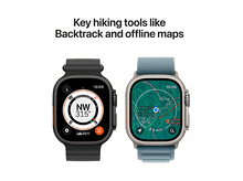 Charger l'image dans la galerie, APPLE Watch Ultra 3 GPS + Cellular - 49mm Natural Titanium Case - Blue/Bright Blue Trail Loop - S/M
