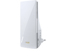 Charger l'image dans la galerie, Répéteur wifi blanc avec une prise, avec le logo Asus sur le côté.