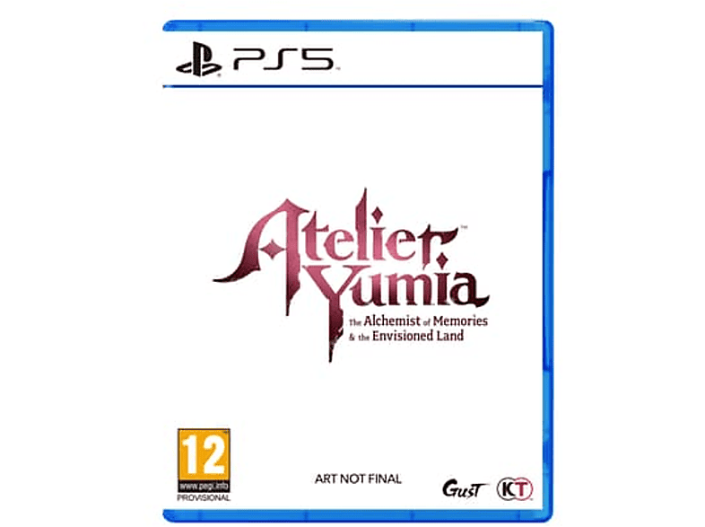Une boîte de jeu PlayStation 5. La couverture présente le titre 'Atelier Ryza' avec une palette de couleurs rouge et blanc.