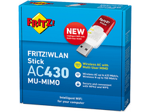 Charger l'image dans la galerie, AVM FRITZ!WLAN Stick AC 430 MU-MIMO (20002810)