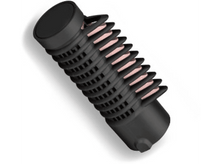 Charger l'image dans la galerie, Bigoudi noir et rose pour coiffer sur fond blanc.