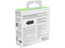Charger l'image dans la galerie, Boîte de chargeur USB-C Belkin blanche. Texte sur la charge rapide et l'USB-C. Inclut un code QR.