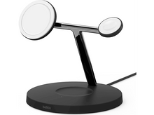 Charger l'image dans la galerie, BELKIN Station de charge sans fil 3-en-1 avec MagSafe 15 W Noir (WIZ017VFBK)