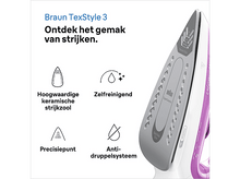 Charger l'image dans la galerie, BRAUN HOUSEHOLD Fer à repasser TexStyle 3 (SI3030PU)