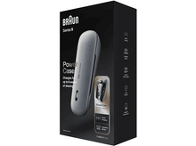 Charger l'image dans la galerie, Rasoir Braun Series 9 avec étui gris, charge jusqu'à 6 semaines de rasage.