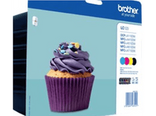 Charger l'image dans la galerie, BROTHER LC-123 Noir - Cyan - Magenta - Jaune