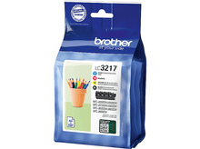 Charger l'image dans la galerie, BROTHER LC-3217VAL Noir / Cyan / Magenta / Jaune