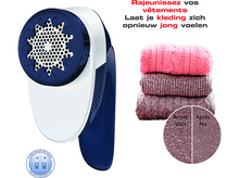 Charger l'image dans la galerie, Rasoir à vêtements avec vêtements et comparaison avant/après.