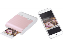 Charger l'image dans la galerie, CANON Imprimante photo portable SELPHY Square QX10 Rose (4109C003AA) Imprimante photo portable