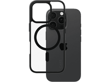 Charger l'image dans la galerie, Coque noire pour iPhone. Elle est partiellement transparente. Couvre l'arrière et les côtés.