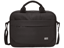 Charger l'image dans la galerie, Sacoche noire pour ordinateur portable avec poignée et bandoulière. Logo Case Logic.