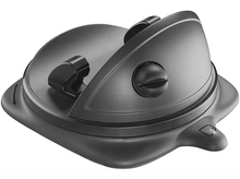 Charger l'image dans la galerie, Appareil noir avec deux clips. Forme plate et carrée. Fond blanc.