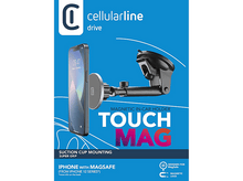 Charger l'image dans la galerie, Support de téléphone de voiture avec un téléphone monté. Ventouse, magnétique et compatible iPhone.