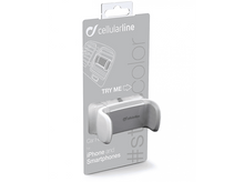 Charger l'image dans la galerie, Un support de téléphone gris avec un design gris et blanc, emballé sur une carte.