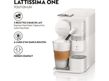 Charger l&#39;image dans la galerie, DE LONGHI Nespresso Lattissima One Evolution Blanc (EN510.W)
