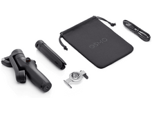 Charger l'image dans la galerie, Gimbal Osmo Mobile avec accessoires : trépied, pochette et câble.