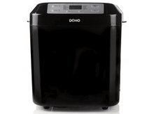 Charger l'image dans la galerie, Machine à pain noire avec panneau de contrôle et logo DOMO.