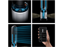 Charger l'image dans la galerie, Quatre images montrant le purificateur d'air Dyson Purifier Cool et ses caractéristiques.