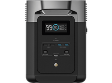 Charger l'image dans la galerie, Station d'alimentation noire avec affichage numérique du niveau de batterie.