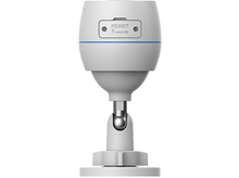 Charger l'image dans la galerie, Une caméra de sécurité blanche sur fond blanc.