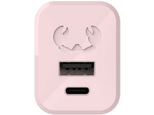 Charger l'image dans la galerie, Chargeur rose avec ports USB.