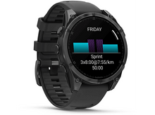 Charger l'image dans la galerie, GARMIN Smartwatch Fenix 8 47mm AMOLED Slate Gray Steel Noir (010-02904-00)