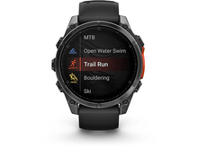 Charger l'image dans la galerie, GARMIN Smartwatch Fenix 8 47mm AMOLED Slate Gray Steel Noir (010-02904-00)
