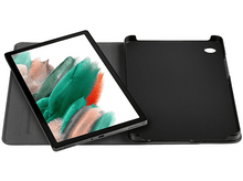 Charger l'image dans la galerie, Tablette dans un étui, ouverte, affichant une image colorée sur l'écran.
