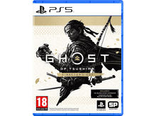 Charger l'image dans la galerie, Couverture du jeu Ghost of Tsushima Director's Cut. Samouraï avec épées et arc. Fond bleu.