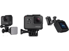 Charger l'image dans la galerie, GO PRO Fixation frontale et latérale pour casque (DGMAHFSM-001)