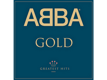 Charger l'image dans la galerie, Pochette de l'album ABBA Gold avec le logo du groupe et le mot GOLD sur fond bleu.
