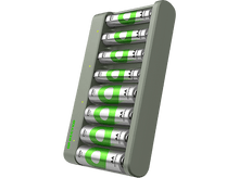 Charger l'image dans la galerie, GP BATTERIES Chargeur de pile USB E821U AAA/AA (GPRCKCHE821236)