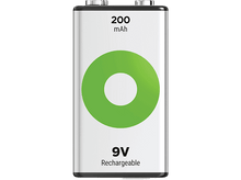 Charger l'image dans la galerie, GP BATTERIES Pile 9V Recyko 200mAh 8.4V (GPRCK20R8H710C1)