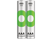 Charger l'image dans la galerie, GP BATTERIES Pile rechargeable AAA 650 mAh RECYKO 1,2V 2 pièce (GPRHCH63E044)