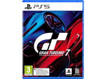 Charger l'image dans la galerie, Boîtier de jeu PS5 pour Gran Turismo 7. Graphiques de voitures rouges et bleues, logo blanc, boîtier bleu.