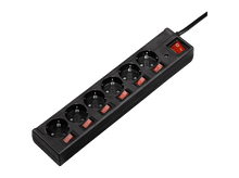 Charger l'image dans la galerie, Bloc multiprise + Interrupteur Noir (121946)