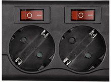 Charger l'image dans la galerie, Bloc multiprise + Interrupteur Noir (121946)