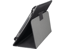 Charger l'image dans la galerie, Une tablette dans un étui gris, debout en forme triangulaire.