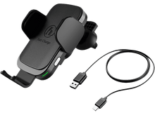 Charger l'image dans la galerie, Chargeur voiture sans fil FC10 + Câble USB-C Noir (188300)