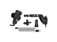 Charger l'image dans la galerie, Chargeur voiture sans fil FC10 + Câble USB-C Noir (188300)