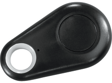 Charger l'image dans la galerie, Appareil noir de forme ovale avec un anneau blanc et un bouton central. C'est un petit tracker.