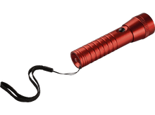 Charger l'image dans la galerie, HAMA Lampe de poche FL-200 Gris / Noir / Rouge (123101)
